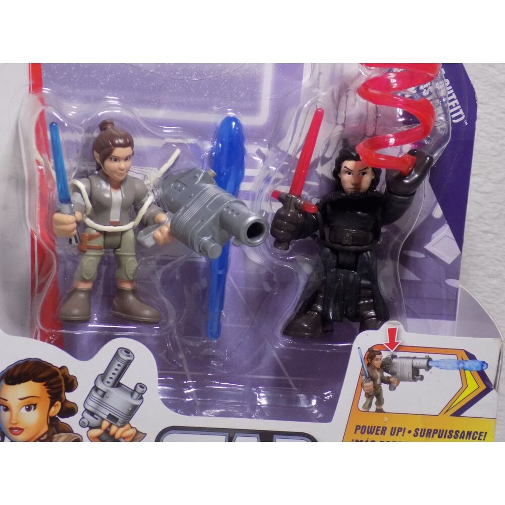 Star Wars Galactic Playskool Heroes Rey (Resistance Outfit) & Kylo Ren - Picture 4 of 4